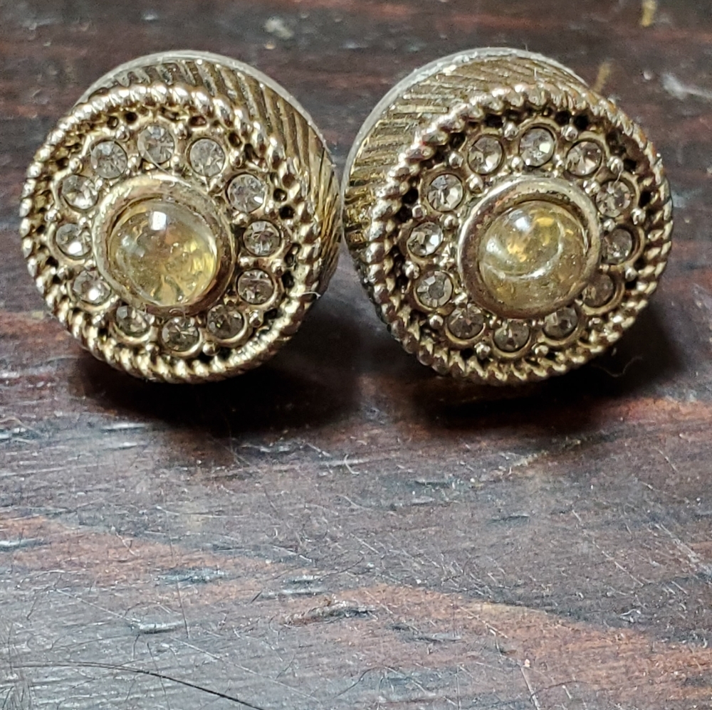 Silver and Gold Earrings - Picture 8 of 8